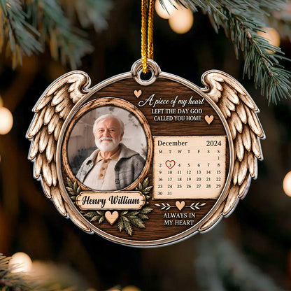 Always In My Heart - Personalized Acrylic Ornament