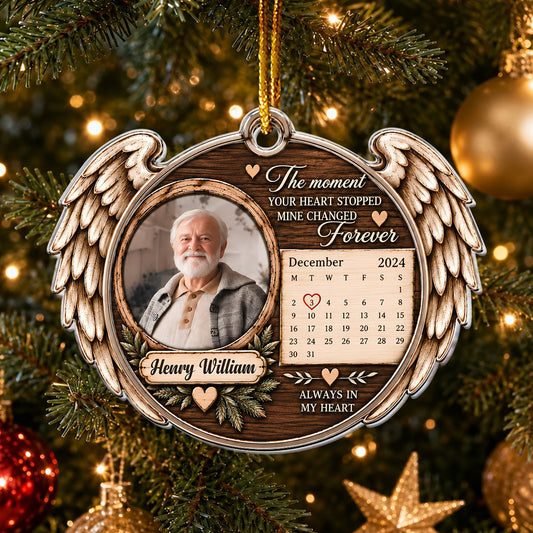 Always In My Heart - Personalized Acrylic Ornament