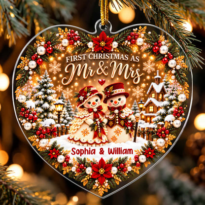 First Christmas Together - Personalized Acrylic Ornament