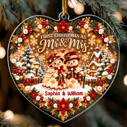 First Christmas Together - Personalized Acrylic Ornament
