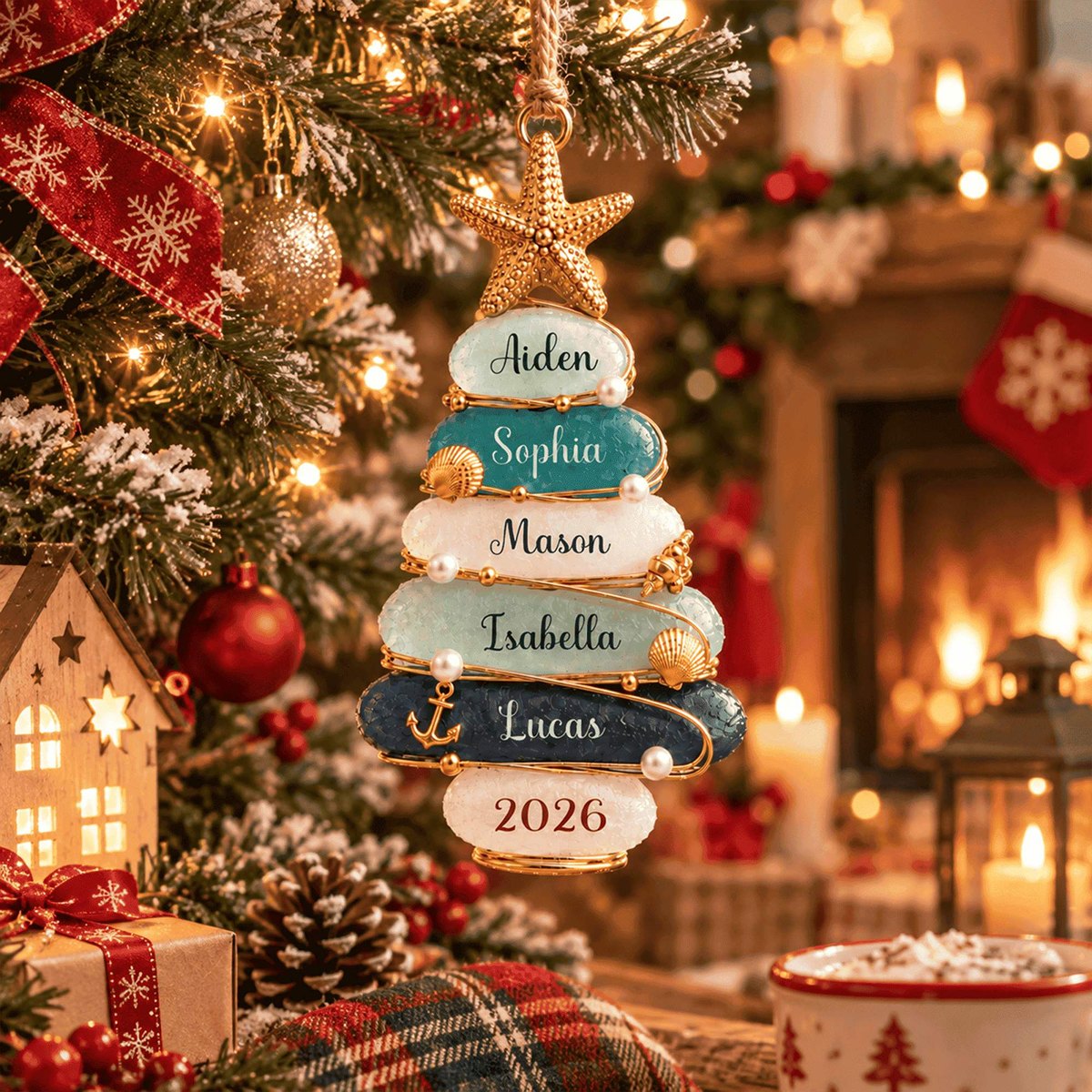 Custom Sea Tree 2026 Acrylic Ornament