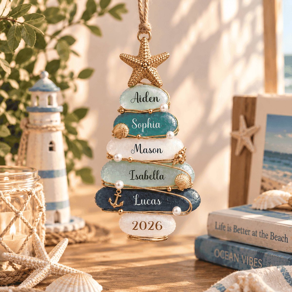 Custom Sea Tree 2026 Acrylic Ornament