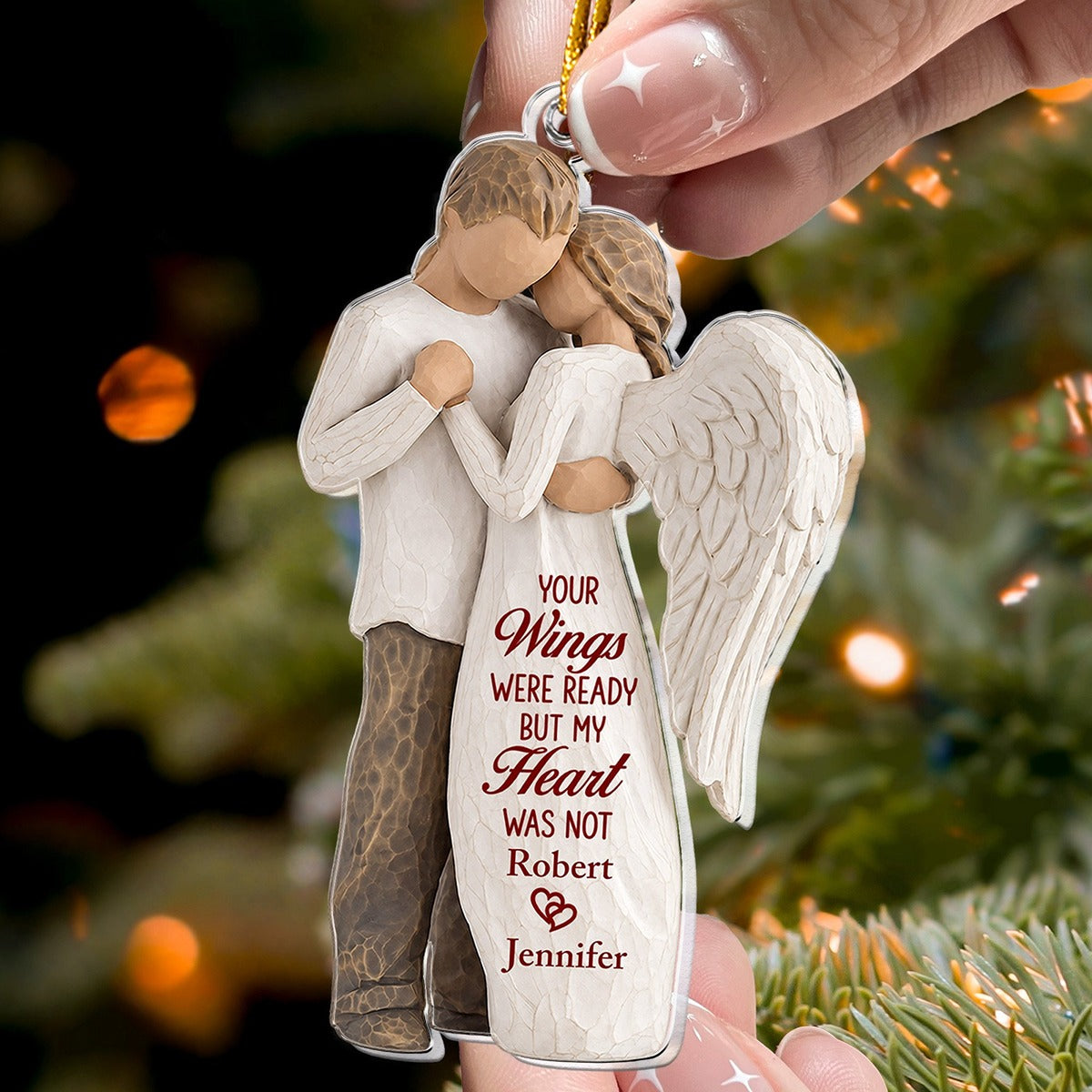 Forever In My Heart Personalized Acrylic ornament