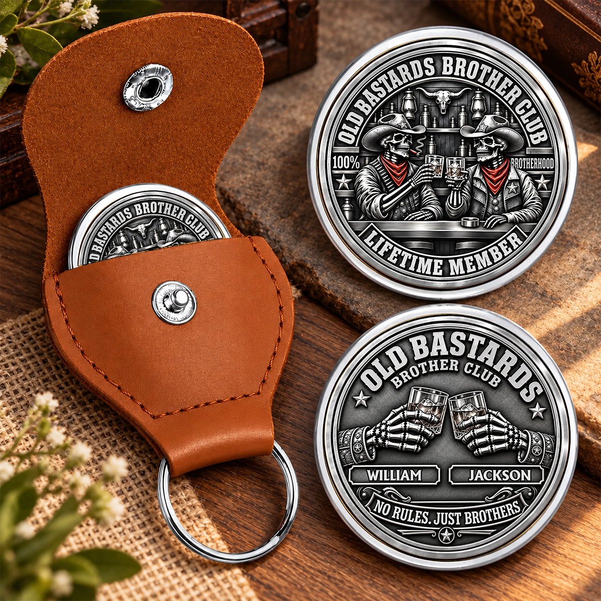 Old Bastards Brother Club  Pocket Hug