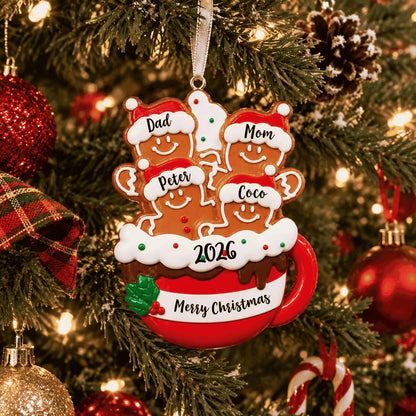 Resin Family Custom Name Acrylic Ornament