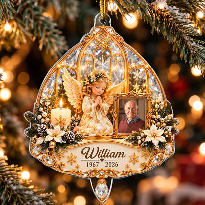 Memorial Angel - Personalized Acrylic Ornament